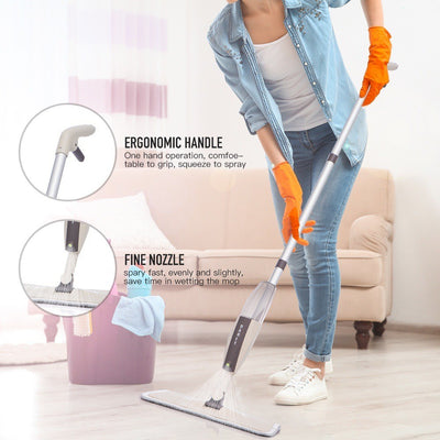 Spray Mop Detachable Magic Mop Wooden Floor Flat Mops Home