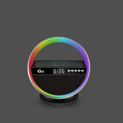 RGB Night Light Wireless Charger Bluetooth Speaker Light Home Decor